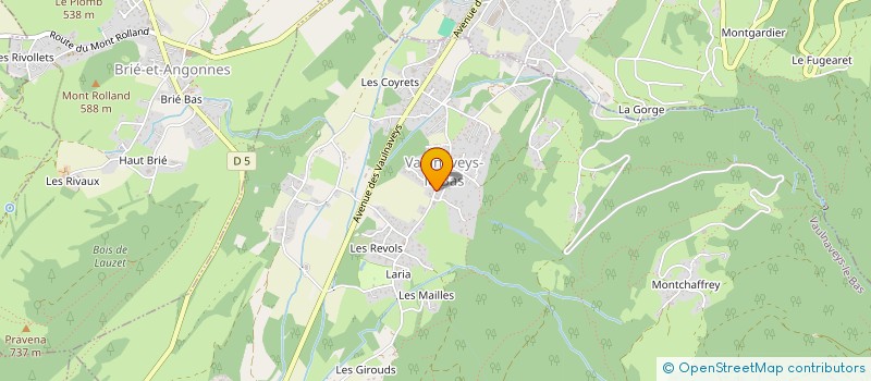 localisation de l'entreprise MONSIEUR SALVATORE PASTORELLO  VAULNAVEYS-LE-BAS
