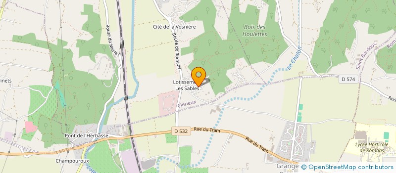 localisation de l'entreprise MONSIEUR SALVATORE RUSSO  CLERIEUX