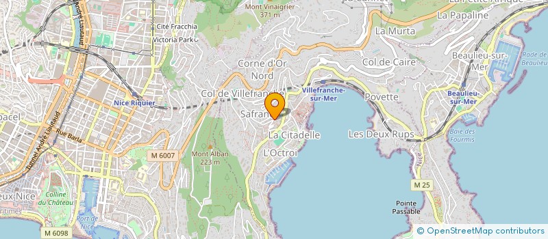 localisation de l'entreprise MONSIEUR SALVATORE RUSSO à VILLEFRANCHE-SUR-MER
