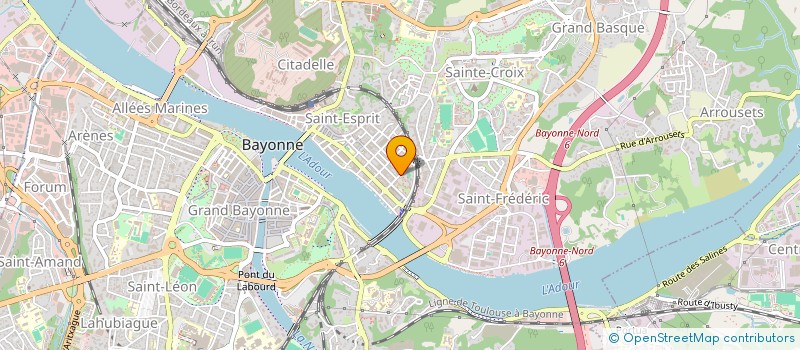 localisation de l'entreprise MONSIEUR SALVATORE SARDINA à BAYONNE