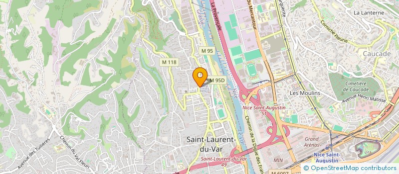 localisation de l'entreprise MONSIEUR SALVATORE SCHETTINO à SAINT-LAURENT-DU-VAR