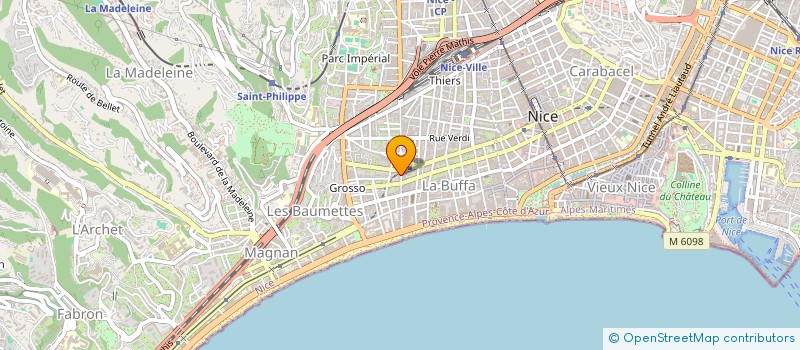 localisation de l'entreprise MONSIEUR SALVATORE SERRA à NICE