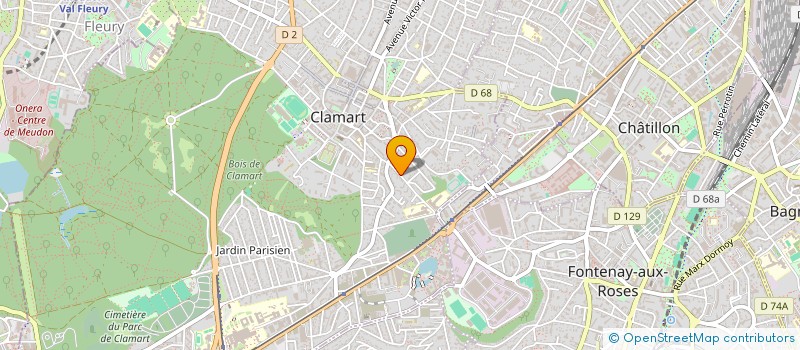 localisation de l'entreprise MONSIEUR SALVATORE SINAPI à CLAMART