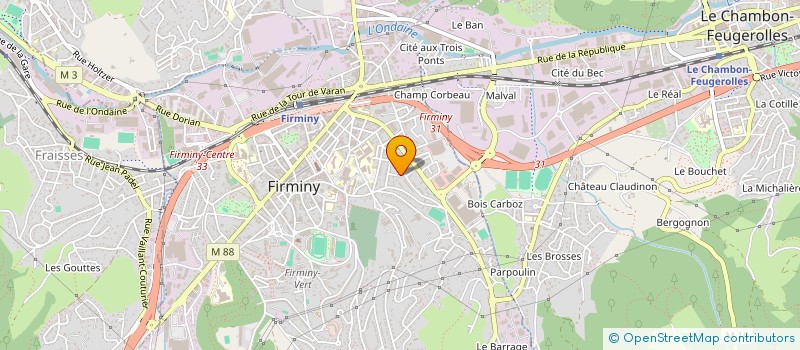 localisation de l'entreprise MONSIEUR SALVATORE TABOME à FIRMINY