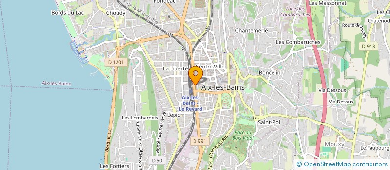 localisation de l'entreprise MONSIEUR SALVATORE TONA à AIX LES BAINS
