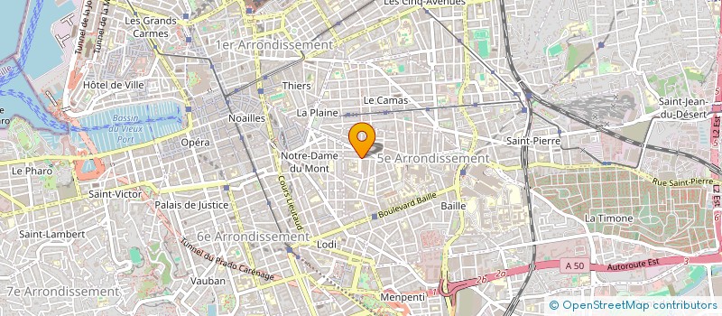 localisation de l'entreprise MONSIEUR SALVATORE TORNABENE  MARSEILLE