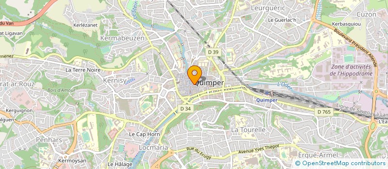 localisation de l'entreprise MONSIEUR SALVATORE TRAPANESE à QUIMPER