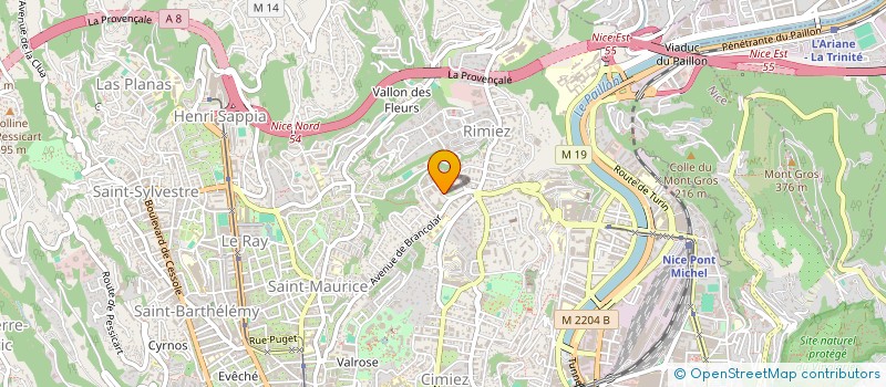 localisation de l'entreprise MONSIEUR SALVATORE TUCCI à NICE