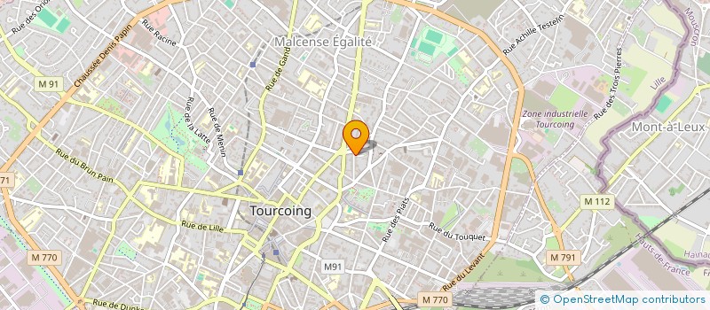 localisation de l'entreprise MONSIEUR SALVATORE URSO BAIARDO  TOURCOING