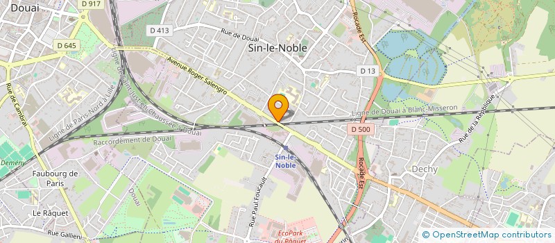 localisation de l'entreprise MONSIEUR SALVATORE VIRZI à SIN-LE-NOBLE