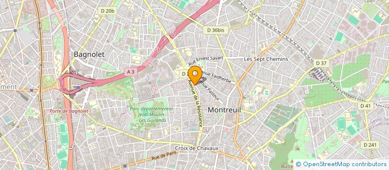 localisation de l'entreprise MONSIEUR SALVATORE VORZILLO à MONTREUIL