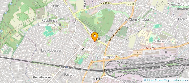 localisation de l'entreprise MONSIEUR SALVATORI LOMBARDO  CHELLES