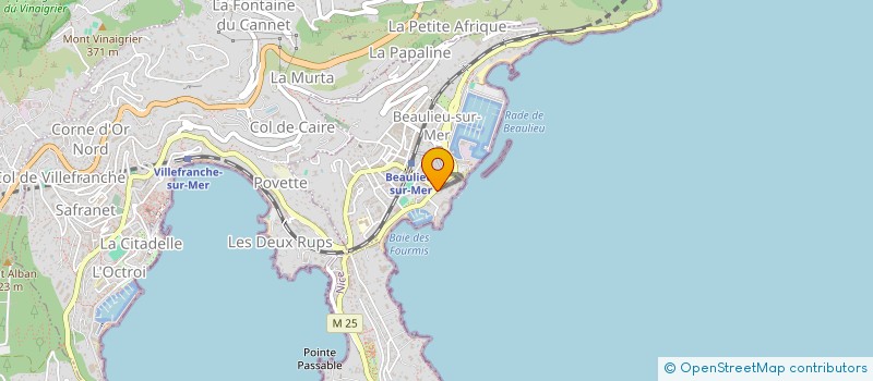 localisation de l'entreprise MONSIEUR SALVINO VENTRO à BEAULIEU-SUR-MER