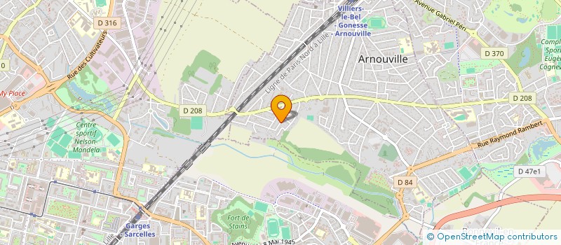 localisation de l'entreprise MONSIEUR SAM ABDELLI  ARNOUVILLE