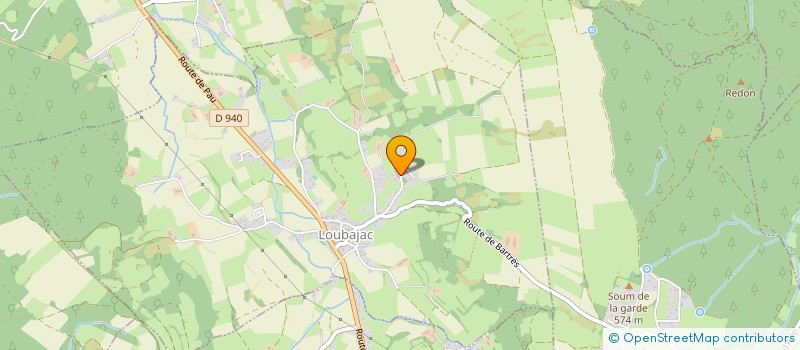localisation de l'entreprise MONSIEUR SAM ARBEILLE  LOUBAJAC