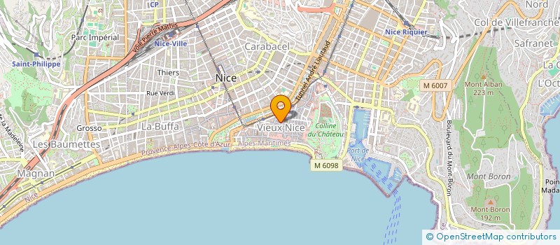 localisation de l'entreprise MONSIEUR SAM AZAGURY à NICE