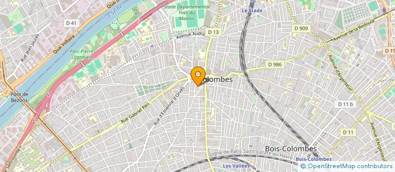 localisation de l'entreprise MONSIEUR SAM AZOULAY à COLOMBES