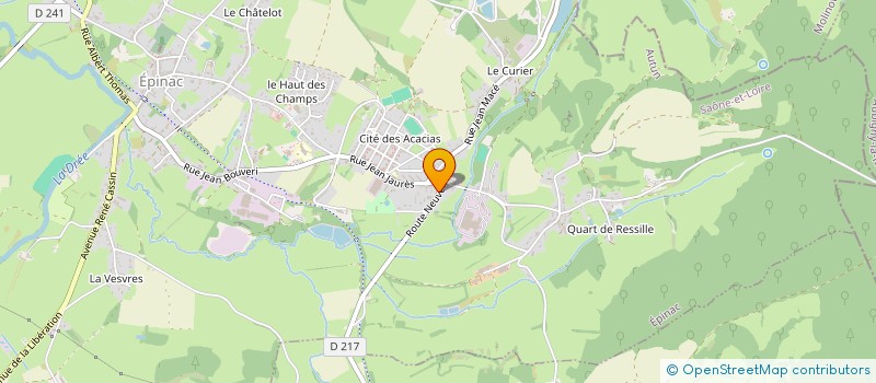 localisation de l'entreprise MONSIEUR SAM BERGER  EPINAC