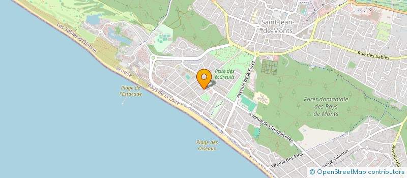 localisation de l'entreprise MONSIEUR SAM BLONDELLE  SAINT-JEAN-DE-MONTS