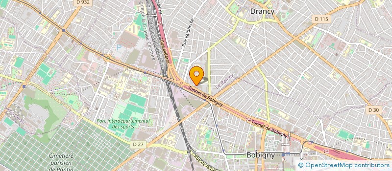 localisation de l'entreprise MONSIEUR SAM BRUNET à DRANCY