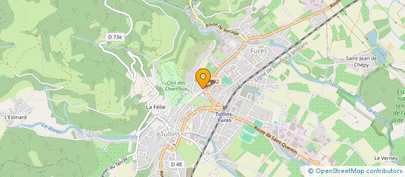 localisation de l'entreprise MONSIEUR SAM BURSZTEJN  TULLINS