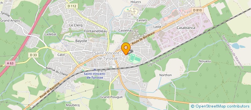 localisation de l'entreprise MONSIEUR SAM FEY-STEPHANY  SAINT-VINCENT-DE-TYROSSE