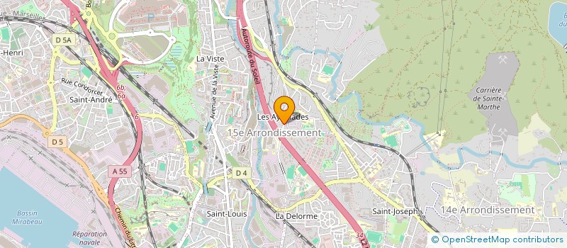 localisation de l'entreprise MONSIEUR SAM-FREDERIC DIATTA  MARSEILLE