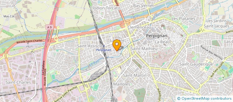 localisation de l'entreprise MONSIEUR SAM GORDON-BILLES  PERPIGNAN