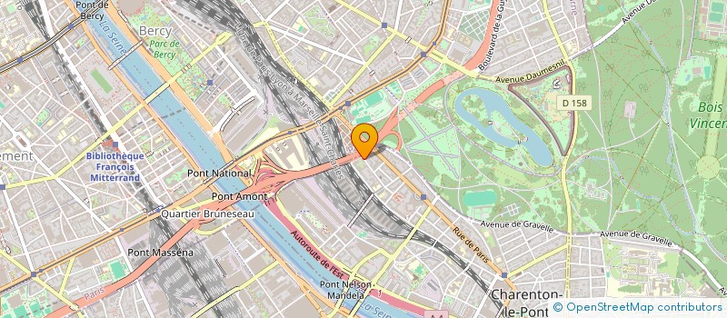 localisation de l'entreprise MONSIEUR SAM ISSAN  CHARENTON-LE-PONT