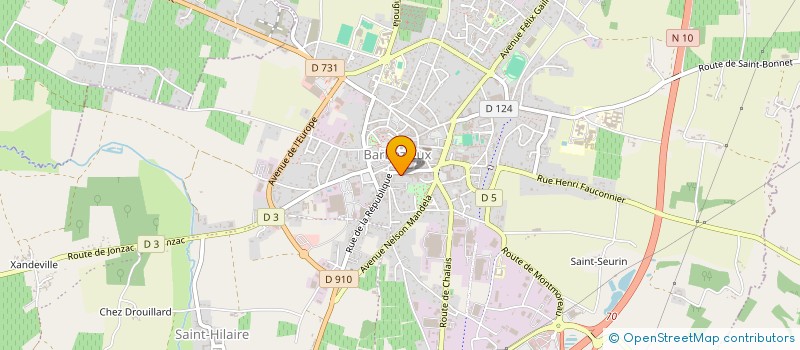 localisation de l'entreprise MONSIEUR SAM KEIGHT  BARBEZIEUX-SAINT-HILAIRE