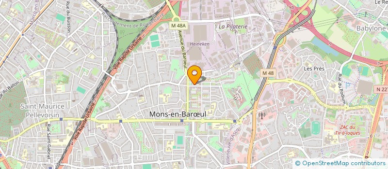 localisation de l'entreprise MONSIEUR SAM KINGANI  MONS-EN-BARUL