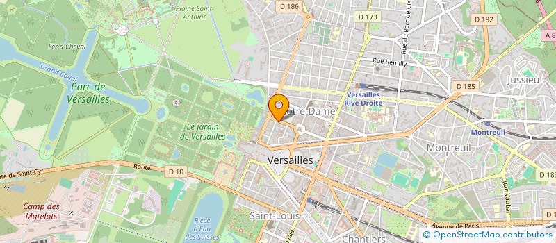 localisation de l'entreprise MONSIEUR SAM KIRWAN à VERSAILLES