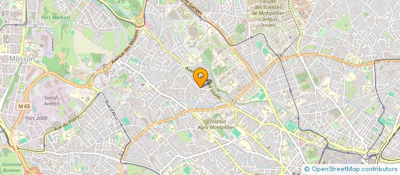localisation de l'entreprise MONSIEUR SAM MARTIN à MONTPELLIER