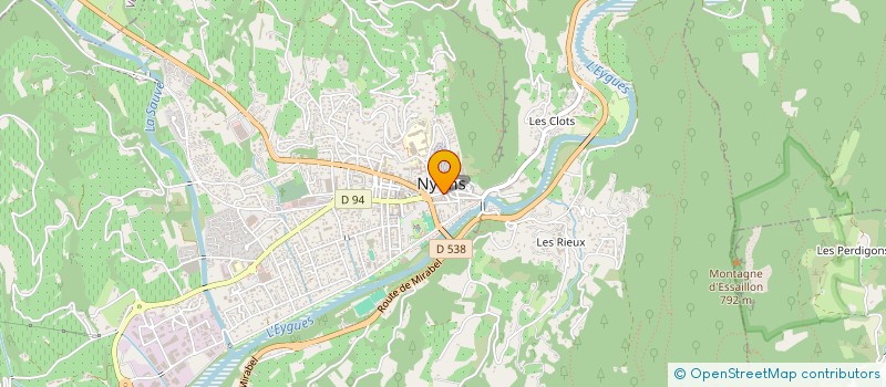 localisation de l'entreprise MONSIEUR SAM MEFFRE à NYONS