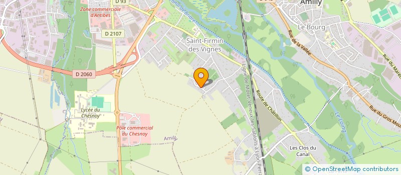 localisation de l'entreprise MONSIEUR SAM MIRANDA à AMILLY