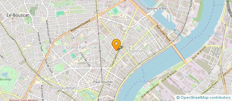 localisation de l'entreprise MONSIEUR SAM MIROUZE à BORDEAUX