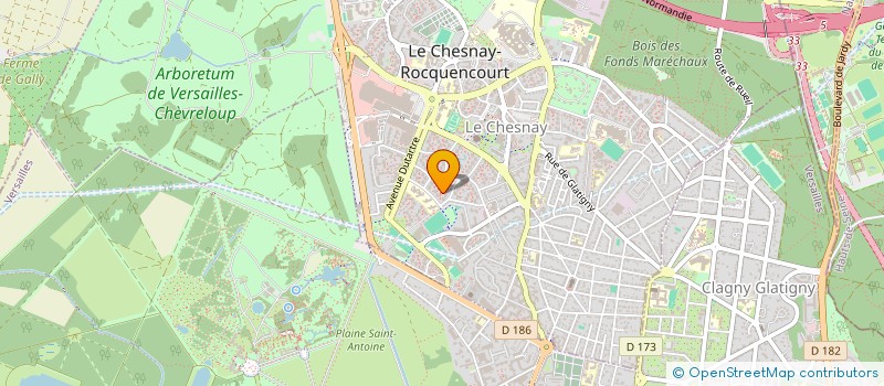 localisation de l'entreprise MONSIEUR SAM MOHSENI  LE CHESNAY-ROCQUENCOURT