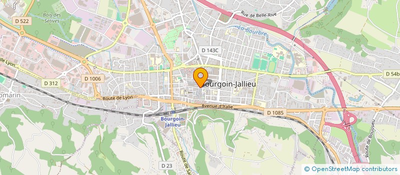 localisation de l'entreprise MONSIEUR SAM MORICE à BOURGOIN-JALLIEU