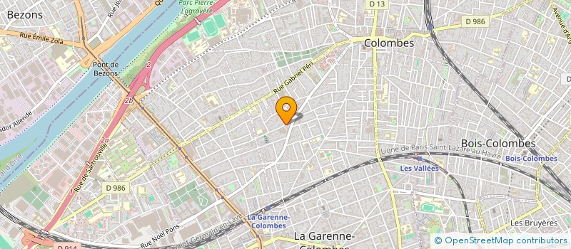 localisation de l'entreprise MONSIEUR SAM PINTO à COLOMBES