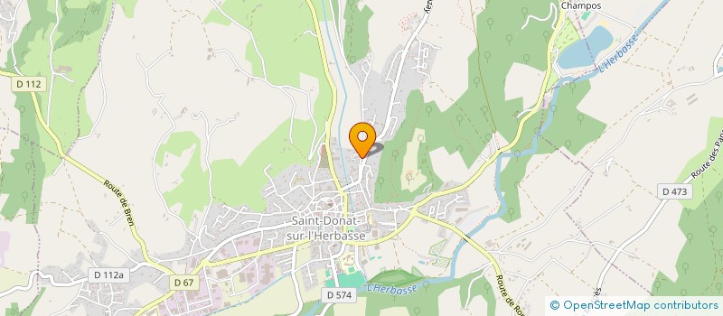 localisation de l'entreprise MONSIEUR SAM POLLET  SAINT-DONAT-SUR-L'HERBASSE