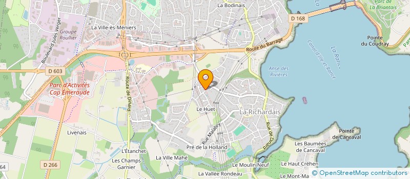 localisation de l'entreprise MONSIEUR SAM TE  LA RICHARDAIS