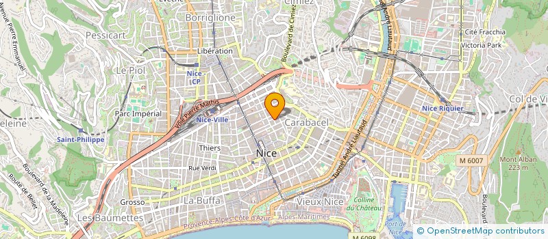 localisation de l'entreprise MONSIEUR SAM VINSON  NICE