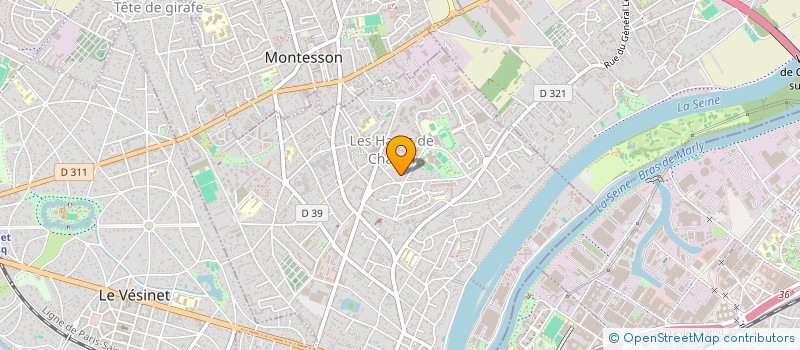 localisation de l'entreprise MONSIEUR SAM VRIELYNCK  CHATOU