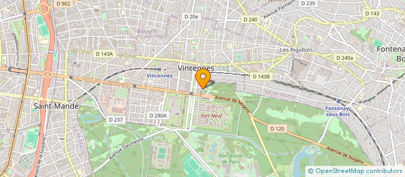 localisation de l'entreprise MONSIEUR SAM ZLOTYKAMIEN  VINCENNES