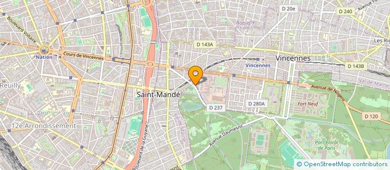 localisation de l'entreprise MONSIEUR SAMAD AKRACH  SAINT-MANDE