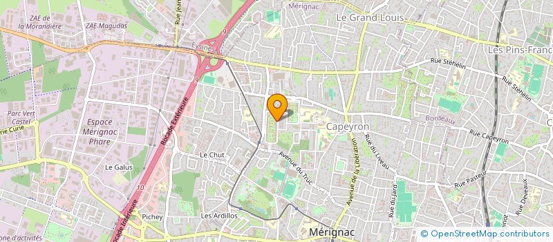 localisation de l'entreprise MONSIEUR SAMAD NIYA  MERIGNAC