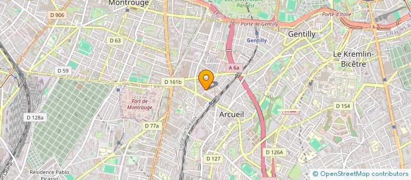 localisation de l'entreprise MONSIEUR SAMAD RAMJANALLY  ARCUEIL