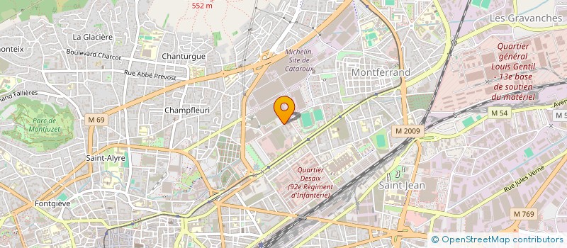 localisation de l'entreprise MONSIEUR SAMADOU AGNIDE  CLERMONT-FERRAND