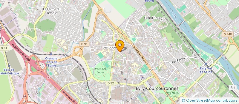 localisation de l'entreprise MONSIEUR SAMADOU KODON  EVRY-COURCOURONNES