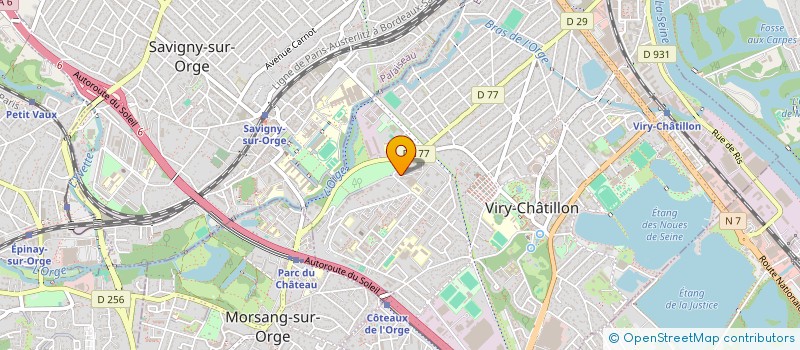 localisation de l'entreprise MONSIEUR SAMAGNIANA KEITA à VIRY-CHATILLON